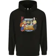 Chibi Anime Friends Drinking Beer Childrens Kids Hoodie