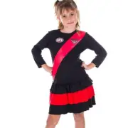AFL - Essendon Bombers - Footysuit Girls Dress Toddler Kid -