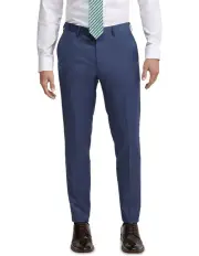 [Oxford] Byron Luxury Wool Suit Trousers in Blue
