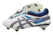 Asics Lethal Tigreor S St Clt Soccer Mens Shoes Size 6, Color: White/Black