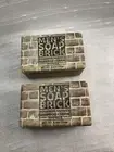2 Bourbon Vetiver Men’s Soap Brick 3 in 1 Men’s Soap, Shea Butter, Cocoa Butter