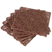 Interlocking Patio Tiles, Set of 6