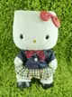 【震撼精品百貨】Hello Kitty 凱蒂貓~KITTY絨毛娃娃-KITTY圖案-格子西裝