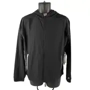New Mens Kenneth Cole Golf Hooded Windbreaker Jacket Full Zip Sz S NWT $79