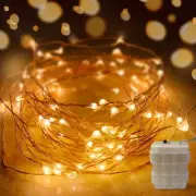 4 Pack Fairy String Lights 16.5ft 50 LEDs Battery Powered Waterproof Copper Wire