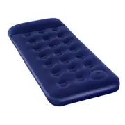 Single Size Inflatable Air Matress - Navy Blue