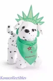 American Girl Coconut Statue of Liberty Crown & Scarf New! Westie