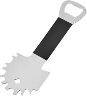 MYCENSE BBQ Grate Scrapers Bottle Opener Save Labor Comfortable Grip Effortlessly Barbecue Scrapers BBQ Grill Clean Tool for Parties