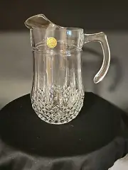 New CRYSTAL Pitcher Cristal D'Arques Durand Lead Crystal 47 Oz 9 1/2" In box