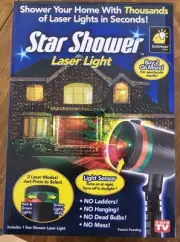 Star Shower Laser Light Projector