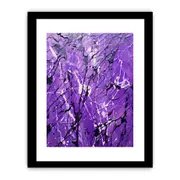 Purple Art Dripping Color Framed Art Framed print Art Poster