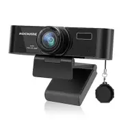 1080P Webcam with Microphone, RC15 Computer Camera for PC 30pfs with 110