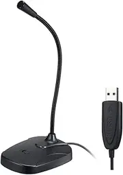 USB Recording Microphone Noise Canceling High Sensitivity Microphone for Laptop PC Broadcast Microphone Studio Speech Microphone Gaming Voice C K Song Black One Size