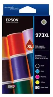 Epson 273XL 1 x Black, Photo Black, Cyan, Magenta, Yellow Ink Cartridge (Original)
