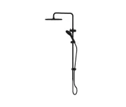 Greens Tapware Ashmore BubbleJET Twin Rail Shower Gun Metal 238203GM