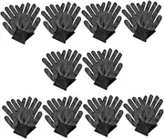 CIYODO 10Pairs Slip Gardening Mittens Gloves Protective Outdoor Work Gloves Dotted Grip for Enhanced Dexterity for All Gardening Tasks