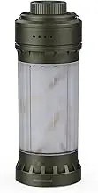 Fenix CL22R Wild Green, Rechargeable Lightweight Multi Beam Compact Lantern | 500 Lumens | 80m | 200 Hrs Max | 2600 mAh | Stepless Brightness | Red Light Mode | Colourful Mood Lighting | IP65