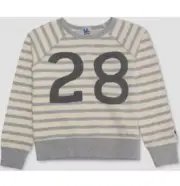 NEW DISNEY X JUNK FOOD MICKEY MOUSE M28 STRIPED BOYS GIRLS SWEATSHIRT SWEATER XS