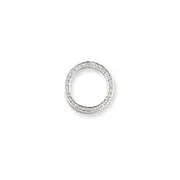 14k White Gold VS Real Diamond pendant