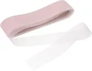 uxcell 25 Yards Stiff Horsehair Braid 2 Inch Wide for Polyester Boning Sewing Wedding Dress Dance Formal Dress Accessories, Pale Pink
