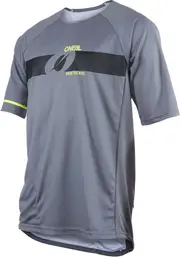 ONeal Pin-It, jersey unisex , color: Grey/Black/Neon-Yellow , size: S