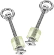 GANAZONO 2pcs Heavy Duty Trailer Locking Pin Stainless Steel Tow Hitch Lock with Nut and Washer for Secure Towing Portable Anti- Traction Mats for Safe Heavy Load Transport