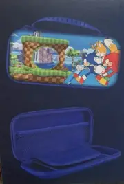 NEW Sonic The Hedgehog/Tails/Knuckles Nintendo Switch Video Console Travel Case