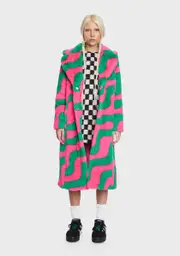 [Girlfriend Material] Wave Kai Faux Fur Coat