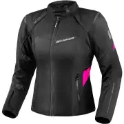 Rush 2.0 Waterproof Ladies Black Pink Textile Motorcycle Jacket
