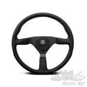 GENUINE MOMO Montecarlo Steering Wheel 380mm VMONTECBLK38R