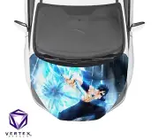 Fairy Tail Anime Hood Wrap Weatherproof Vinyl Decal 50" X 60" 1-Year Warranty