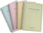 Gogogmee 8 pcs Multipurpose Scrapbooks Spiral A Home Journals Legal Notepads Handbooks Planner Notes Subject Notebooks Coil Wirebound Bound for Student Stationery Writing Office Memo