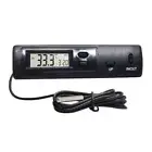Digital Home Thermometer Auto LCD Display In Out Clock for Car Temperature Meter
