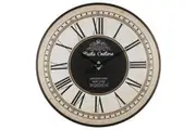 Willow & Silk Roman Numeral Round 60cm 'Haute Couture' Wall Clock/Home Decor