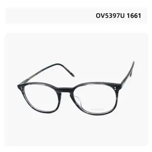 Oliver Peoples OV5397U 摩根費里曼同款 透明手工板材全框復古潮流眼鏡 男生女生眼鏡框【幸子眼鏡】