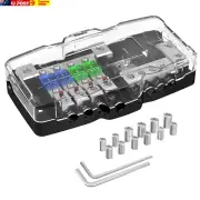 Power Distribution Block Car Audio Fused Distribution Block 0/4 Gauge 4 Way ANL