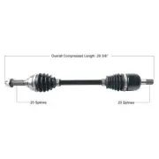 Tytaneum Heavy Duty Complete Axle #SUZ-6009HD for Suzuki Eiger 400 2002-2006