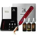 Dermaroller Set by AMAROS (Amaroller+3 types ampoule+GOLD BIO Sheet Mask)