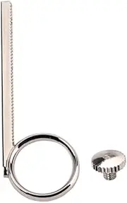 SUPVOX 2pcs Finger Pull Ring Trumpet Cornet Accessory Trumpet Finger Ring Trumpet Hardware Trumpet Pull Ring Trumpet Replacement Part Trumpet Slide Ring Slide Finger Ring Small Component