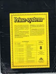 10 Prinz System 8 strip Single sided Pages stock sheet