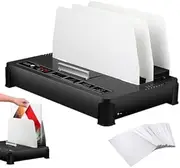 Thermal Binding Machine, 55 mm Hot-Melt Binding Device with 550 Sheets Capacity and 50 PCS Covers, Heat Binding Machine for A4/A5/Letter Size Business Document, 8mm-Covers