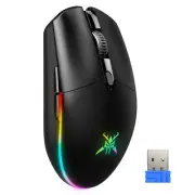 Gaming Mouse Wireless, 8000 DPI Optical Sensor, RGB Backlit, Ultra Lightweigh...