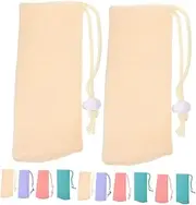 Generic Cleanser Storage Bag 16 Pack Bar Soap Pouch Mesh Soap Holder Reusable Shampoo Bar Bag for Travel