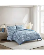 Nautica 180 Thread Count Bayport Floral Cotton Comforter Set