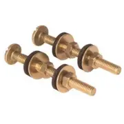 Proplus 555329 3/8 in. x 3-1/8 in. Solid Brass Closet Tank Bolts Pair