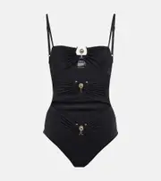 [Christopher Esber] Christopher Esber Pierced Orbit swimsuit AU 14 black