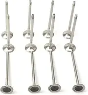 YVDYDVY 11347598273 12PCS Exhaust Valve Set 3.0L Engine N54B30 N55B30 Compatible with BMW 135i xDrive 235i 335i 435i 530i 535i 640i 740i X1 X3 X4 X5 X6 11347583780