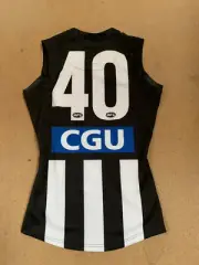 COLLINGWOOD MAGPIES AFL PLAYER MATCH ISSUE HOME OFFICIAL #40 JUMPER PENDLEBURY