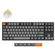 Keychron K8M-H4 K8 Max 80% QMK Fully Assembled (Hot-Swappable) RGB Backlight Super Banana Wireless Mechanical Keyboard [K8M-H4]