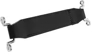BESPORTBLE Leather Door Pulls Speaker Handle Wrap for Guitar Amp Leather Luggage Handle Black